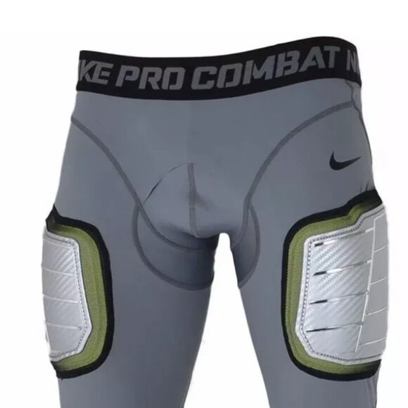 Nike Pro Combat Hyperstrong Hard Plate Football Shorts Gray 634668 065 NWT